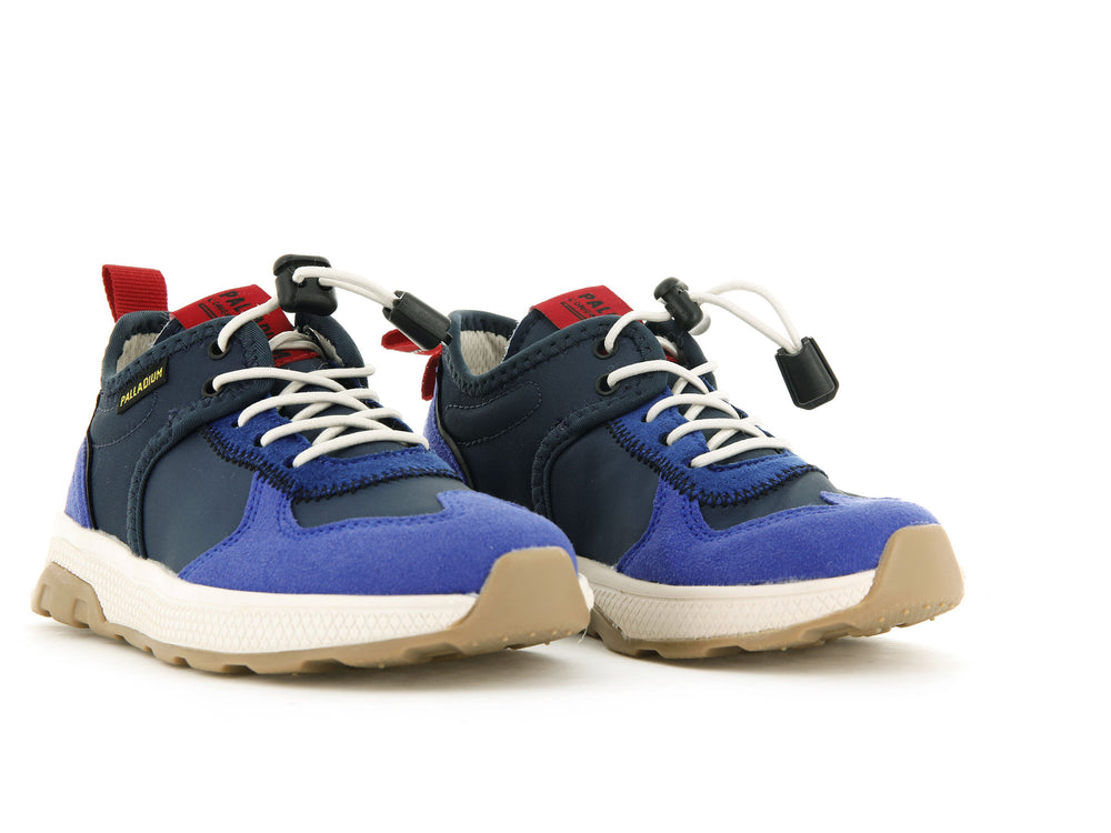 Palladium AX-EON TROOP SUPPLY Kids' Sneakers Indigo | Canada-1284