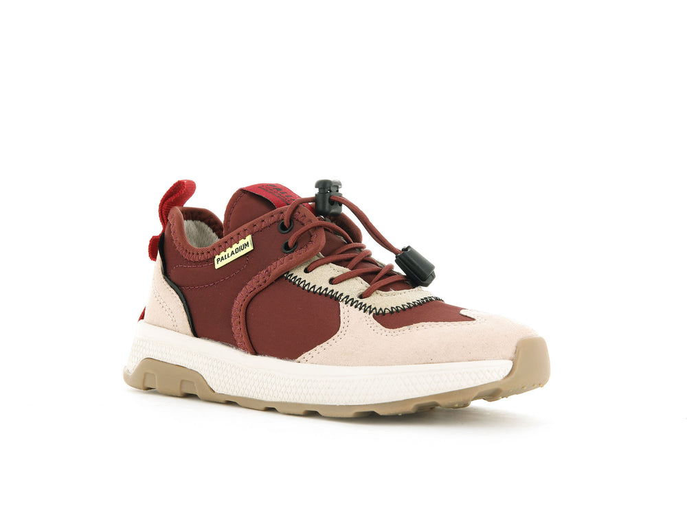 Palladium AX-EON TROOP SUPPLY Kids' Sneakers Red | Canada-7328
