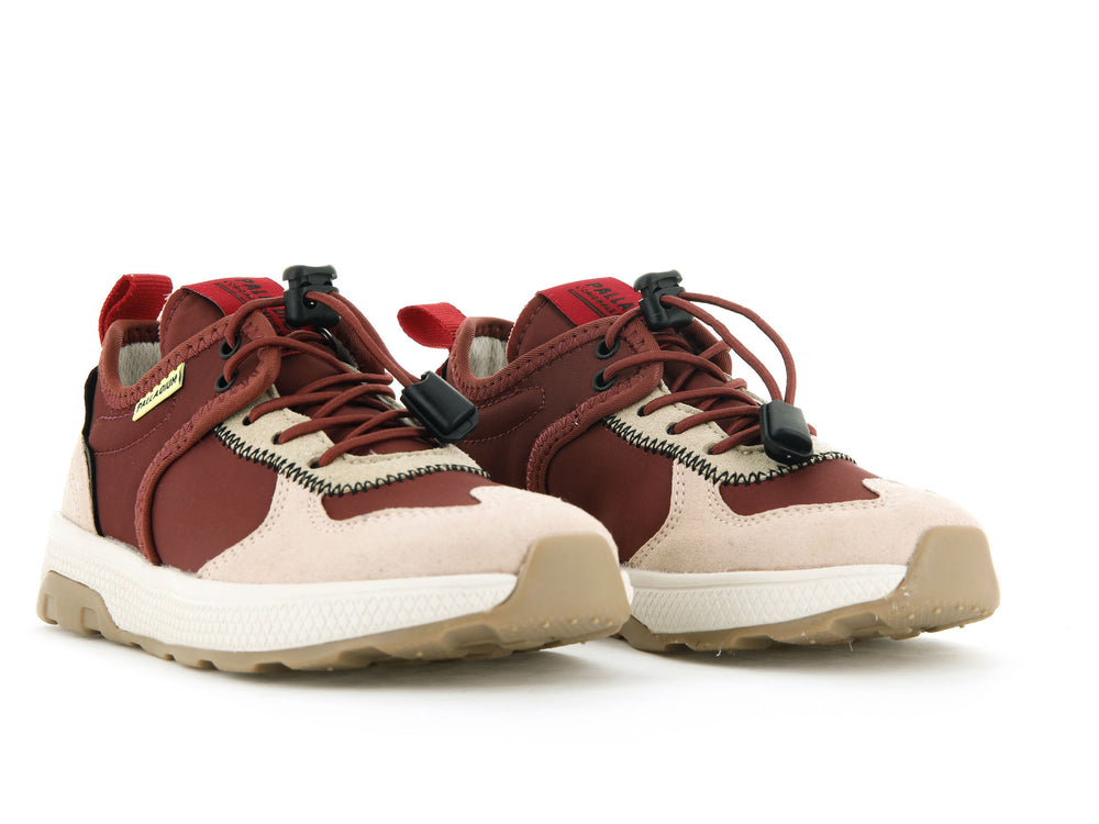 Palladium AX-EON TROOP SUPPLY Kids' Sneakers Red | Canada-7328