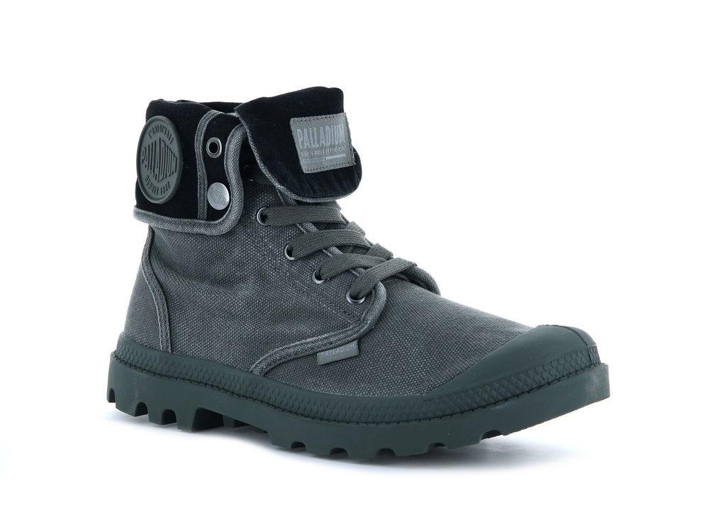 Palladium BAGGY Men's Boots Black | Canada-5821