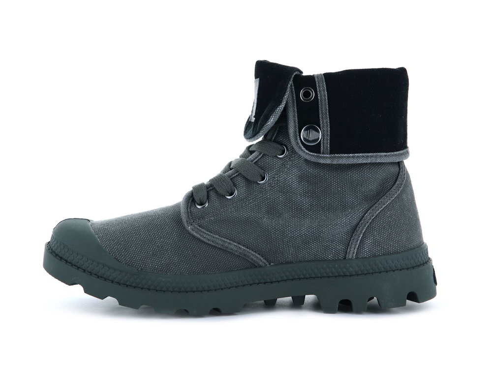 Palladium BAGGY Men's Boots Black | Canada-5821