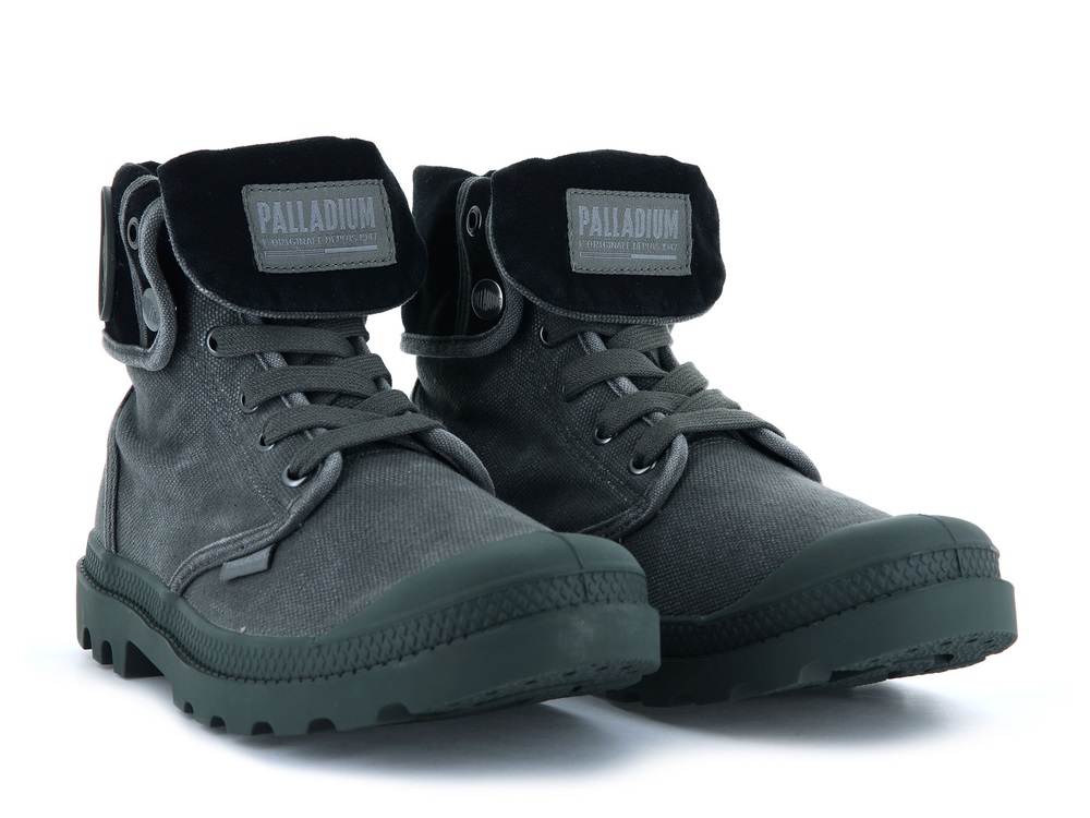 Palladium BAGGY Men's Boots Black | Canada-5821