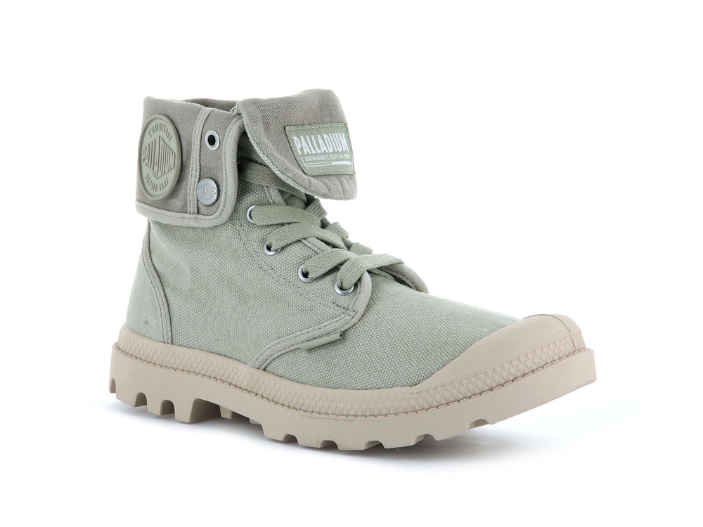 Palladium BAGGY Men's Boots Eucalyptus | Canada-4830