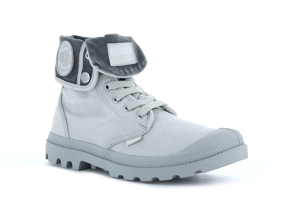 Palladium BAGGY Men's Boots Vapor/Metal | Canada-4318