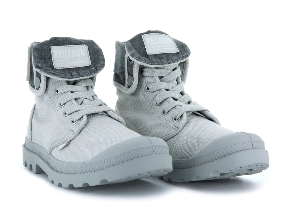 Palladium BAGGY Men's Boots Vapor/Metal | Canada-4318