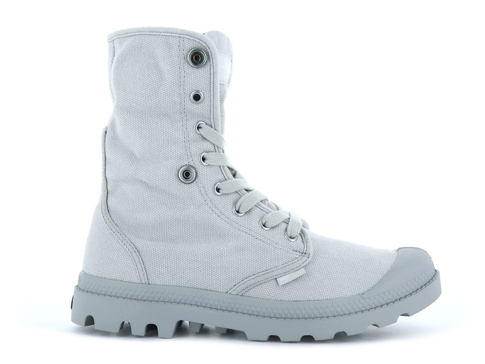 Palladium BAGGY Men's Boots Vapor/Metal | Canada-4318