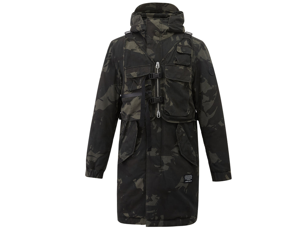 Palladium CAMO GREEN FISHTAIL Men\'s Jackets Camo Green | Canada-2954