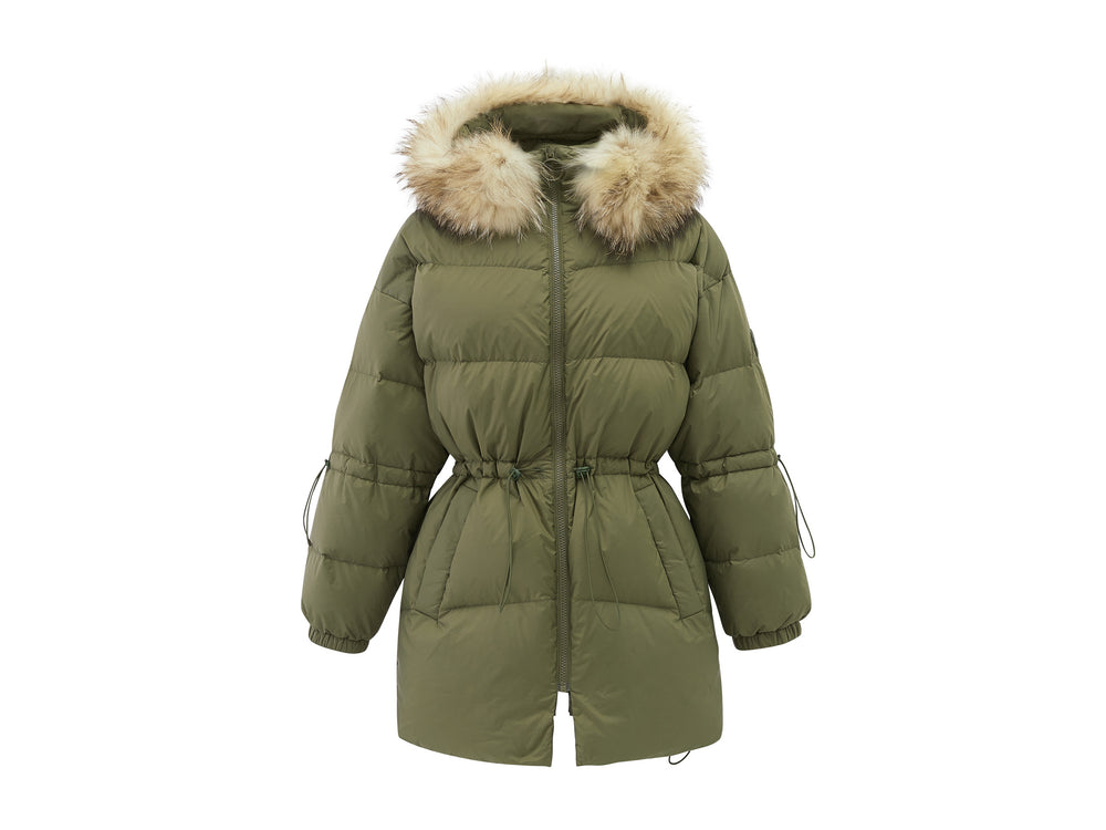 Palladium DOWN JACKET Women\'s Jackets Khaki | Canada-5287
