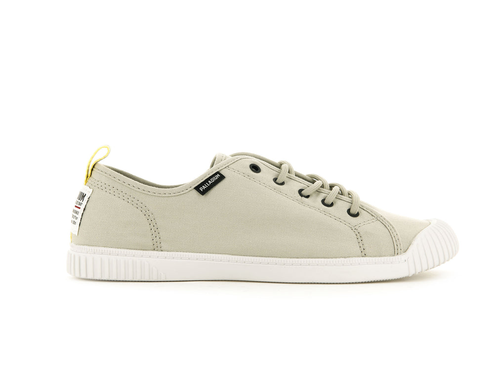 Palladium EASY LACE CANVAS Women\'s Low Top Shoes Dune | Canada-4620