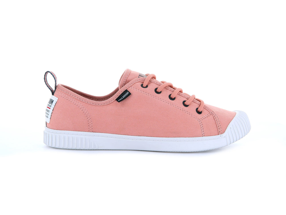 Palladium EASY LACE CANVAS Women\'s Sneakers Muted Clay | Canada-4932