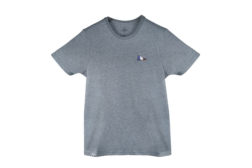 Palladium FRENCH PAMPA T-SHIRT Men\'s T-shirts Dark Grey | Canada-6895