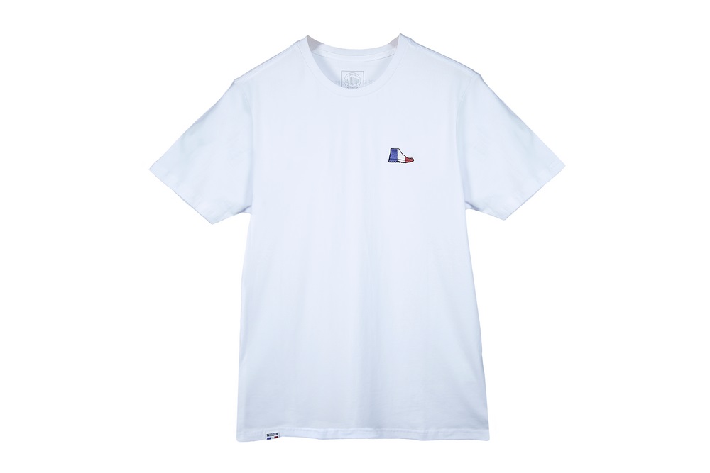 Palladium FRENCH PAMPA T-SHIRT Women\'s T-shirts White | Canada-7845
