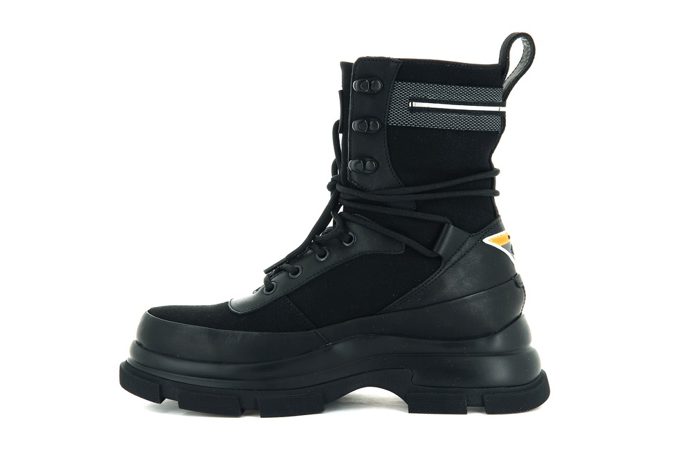 Palladium GAO EVA HIGH BOOT Men's High Top Sneakers Black | Canada-1684