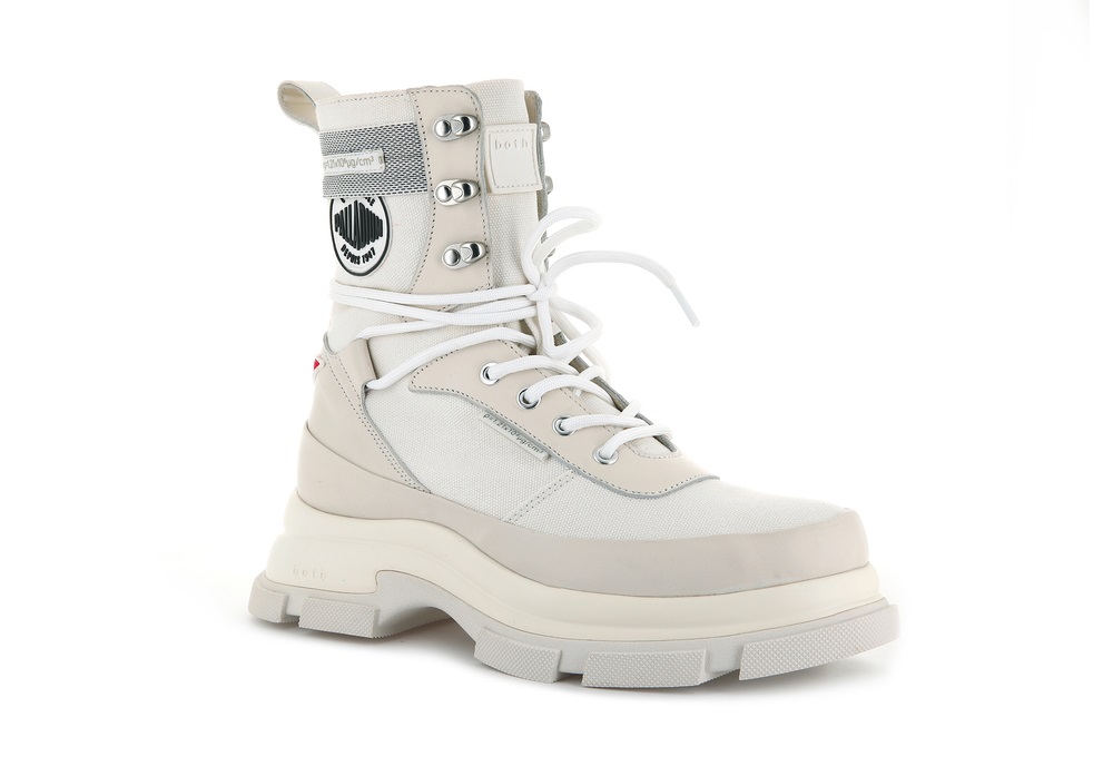 Palladium GAO EVA HIGH BOOT Men's High Top Sneakers White | Canada-2419