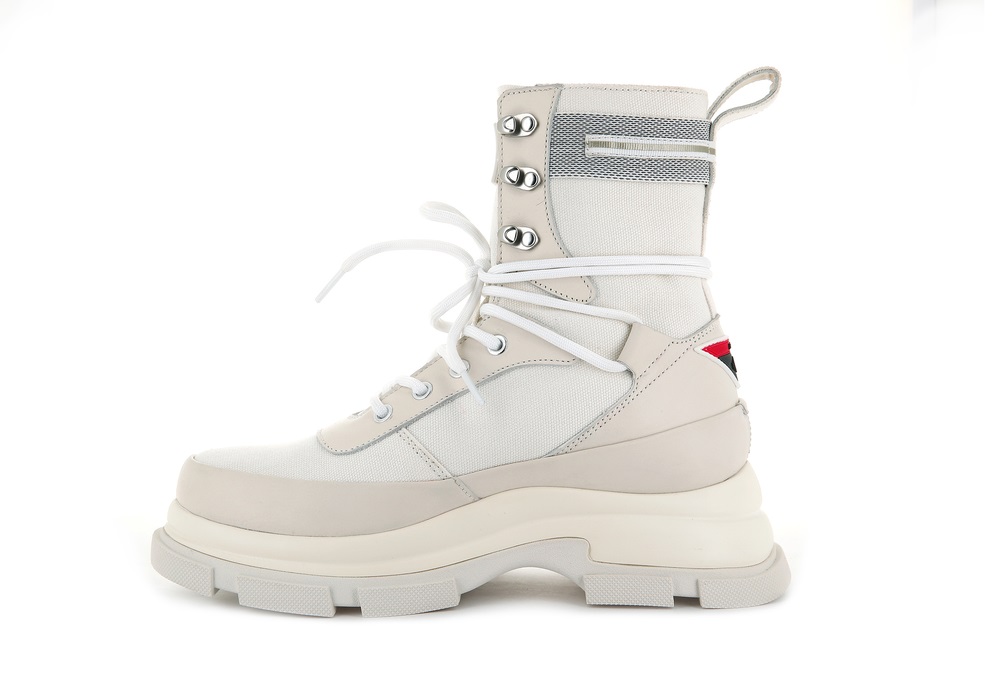 Palladium GAO EVA HIGH BOOT Men's High Top Sneakers White | Canada-2419