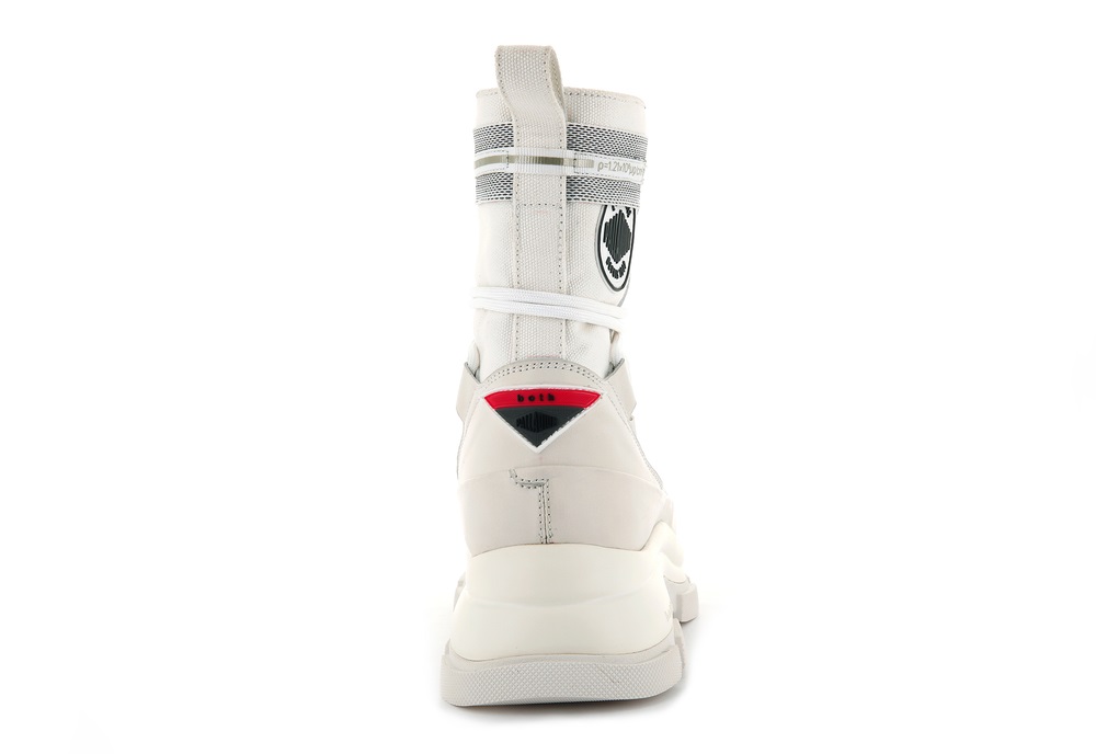 Palladium GAO EVA HIGH BOOT Men's High Top Sneakers White | Canada-2419