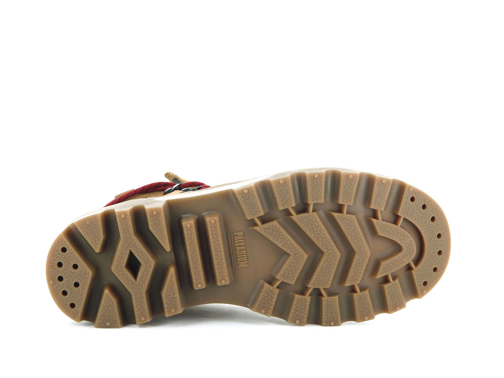 Palladium LEGION HIKER Women's High Top Sneakers Brown | Canada-1369