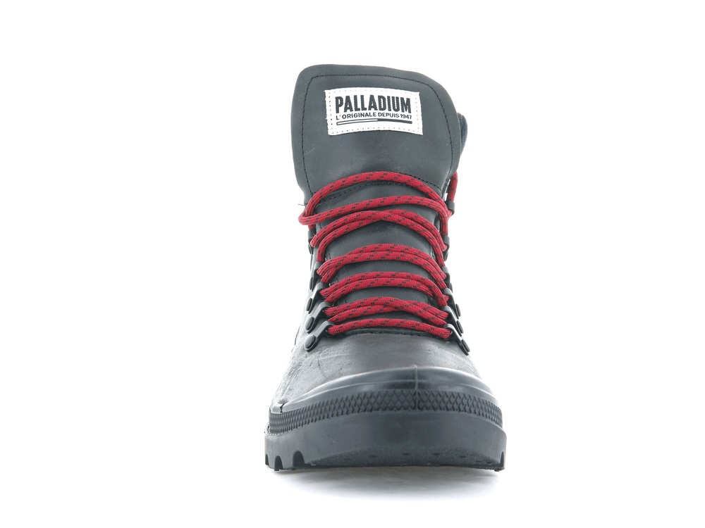 Palladium LEGION HIKER Women's High Top Sneakers Black | Canada-7984