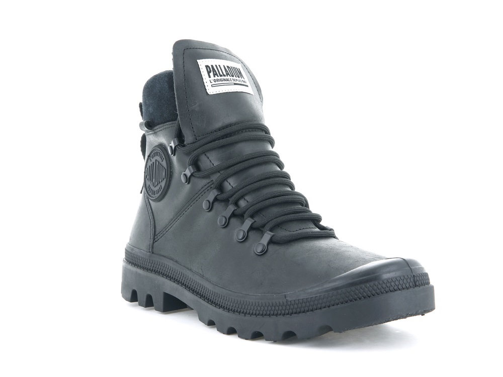 Palladium LEGION HIKER Women's High Top Sneakers Black | Canada-7984
