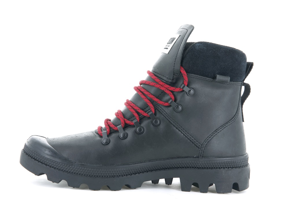Palladium LEGION HIKER Women's High Top Sneakers Black | Canada-7984