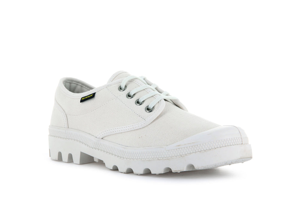 Palladium MENS PALLABROUSSE OXFORD Men's Sneakers White | Canada-0534