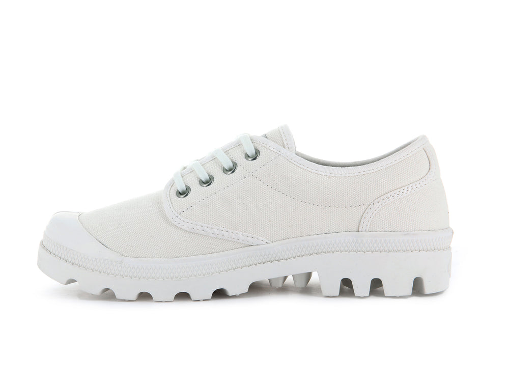 Palladium MENS PALLABROUSSE OXFORD Men's Sneakers White | Canada-0534