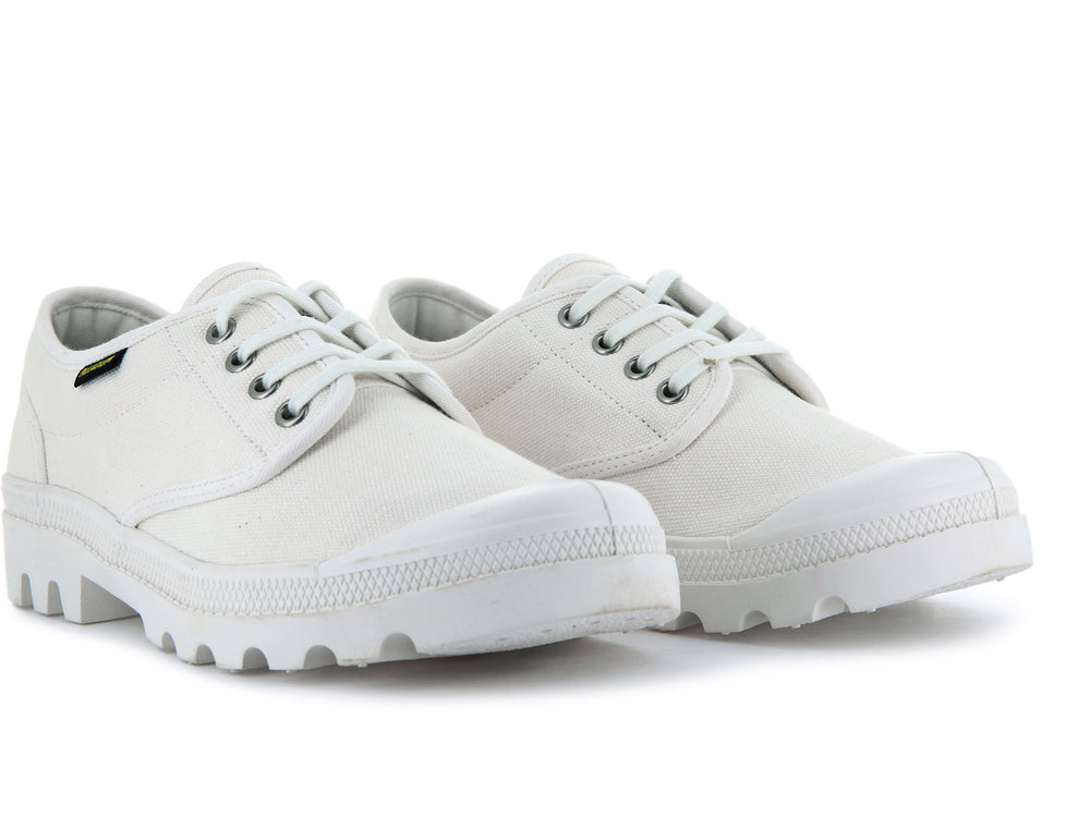 Palladium MENS PALLABROUSSE OXFORD Men's Sneakers White | Canada-0534