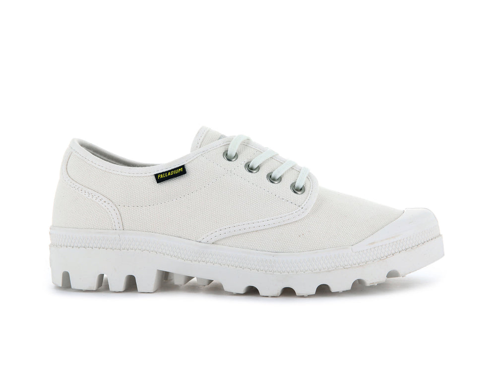 Palladium MENS PALLABROUSSE OXFORD Men\'s Low Top Shoes White | Canada-7846