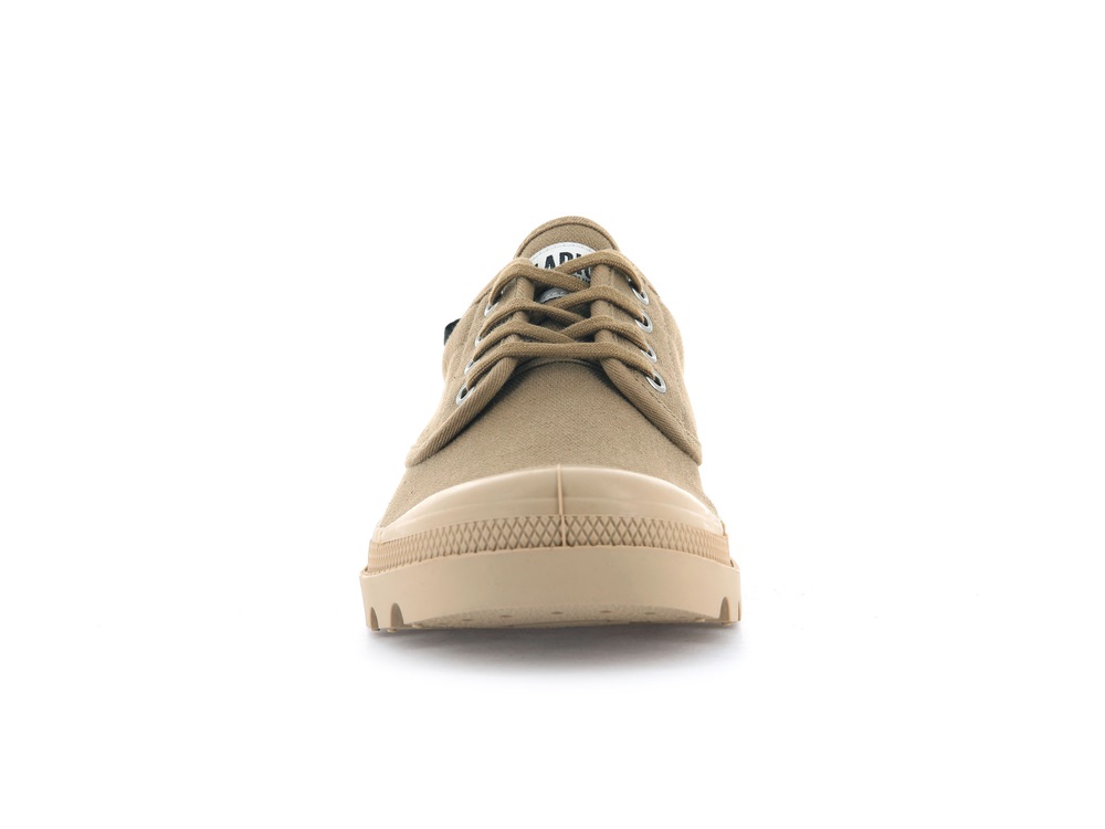Palladium MENS PALLABROUSSE OXFORD Men's Low Top Shoes Olive | Canada-9280