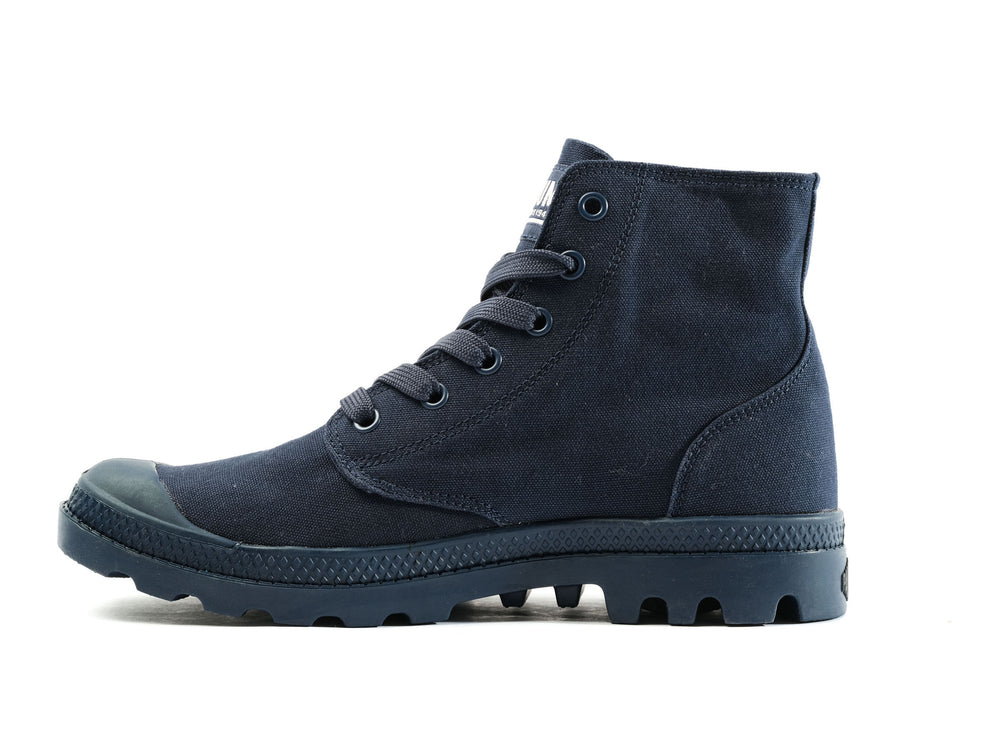 Palladium MONO CHROME Men's High Top Sneakers Indigo | Canada-0926