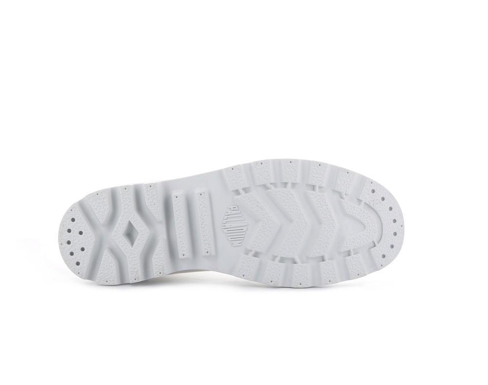 Palladium MONO CHROME Men's High Top Sneakers White | Canada-4093