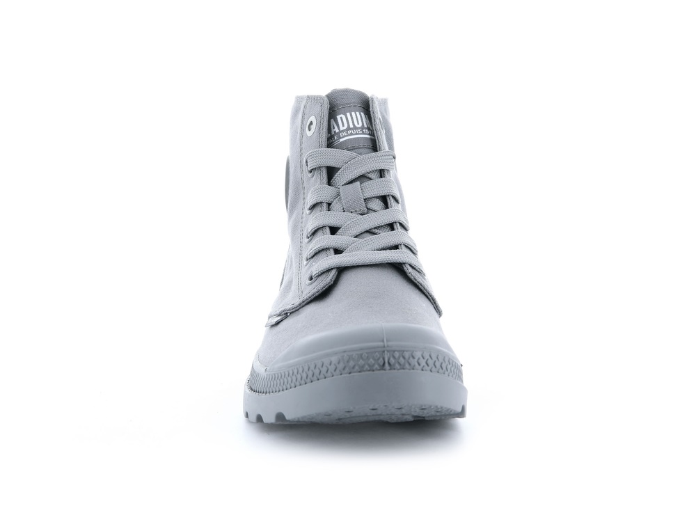 Palladium MONO CHROME Men's High Top Sneakers Grey | Canada-7804