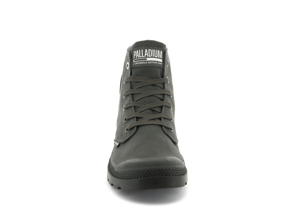 Palladium MONO CHROME Men's High Top Sneakers Olive | Canada-9865