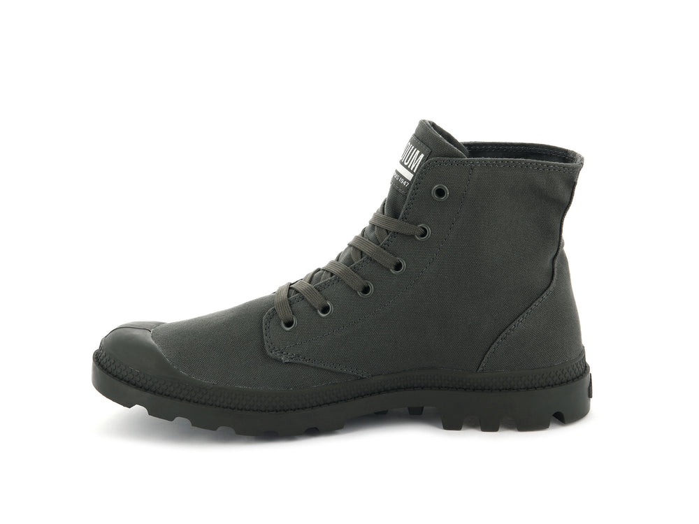 Palladium MONO CHROME Men's High Top Sneakers Olive | Canada-9865