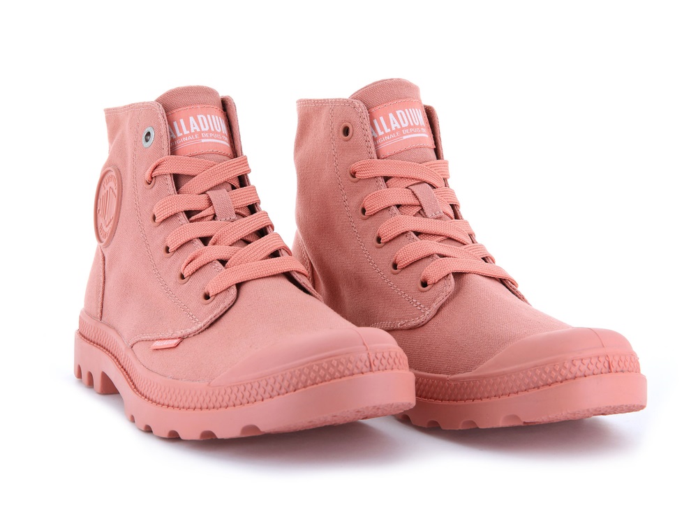 Palladium MONO CHROME Women's High Top Sneakers Muted Clay | Canada-2576