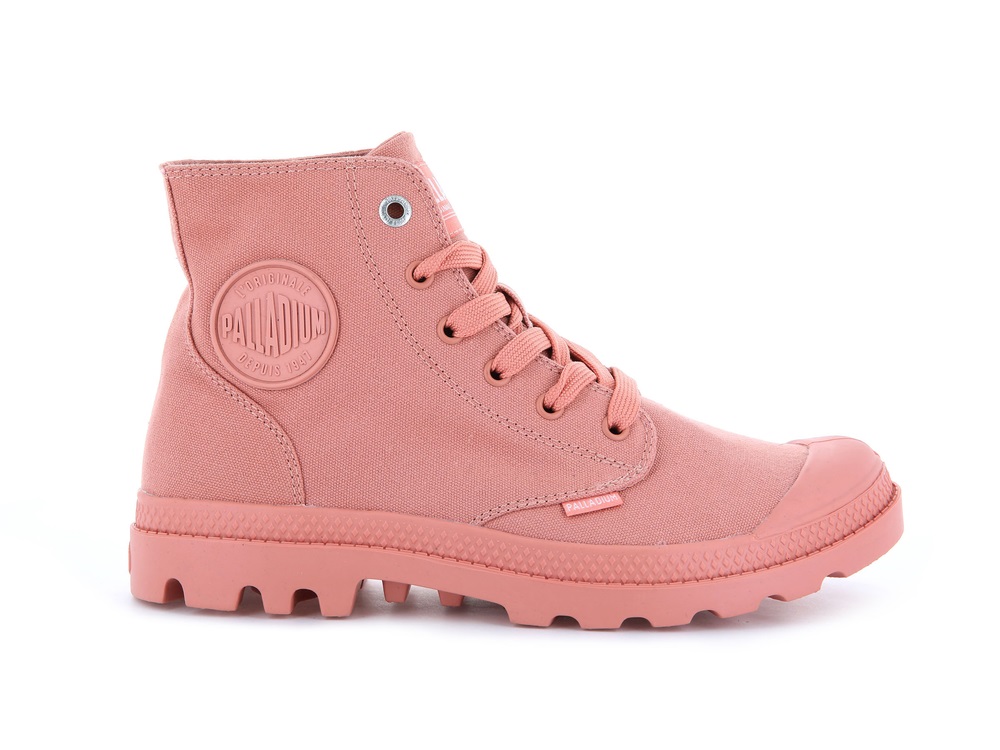 Palladium MONO CHROME Women\'s High Top Sneakers Muted Clay | Canada-2576