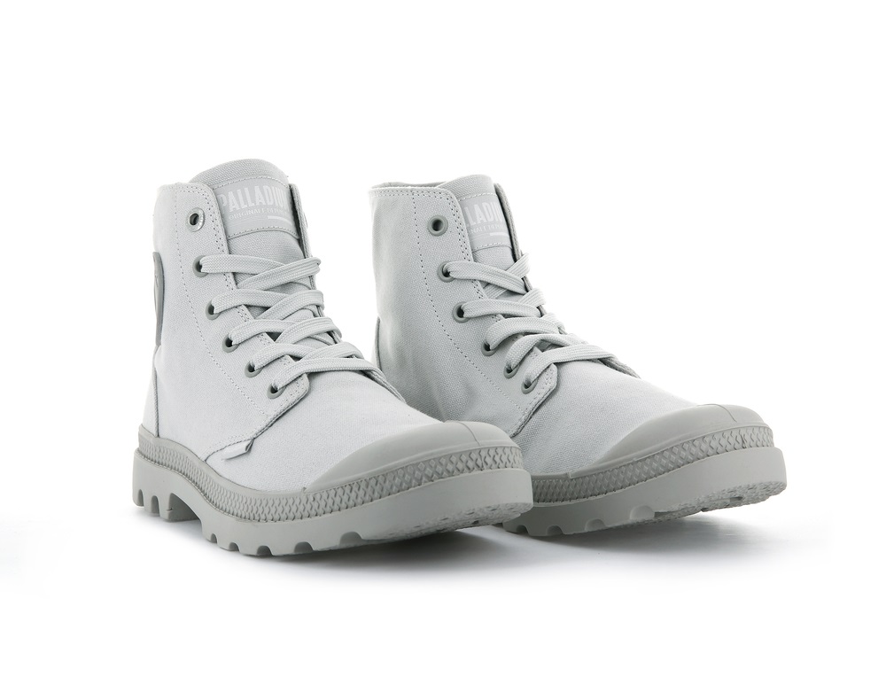 Palladium MONO CHROME Women's High Top Sneakers Moonstruck | Canada-4125