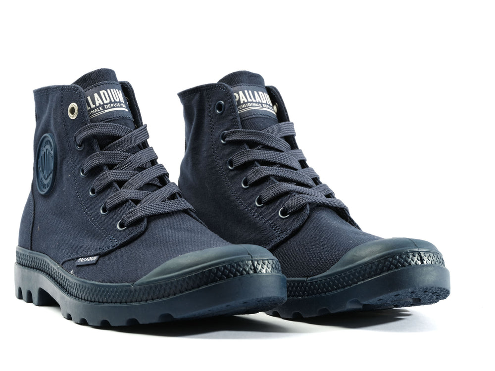 Palladium MONO CHROME Women's High Top Sneakers Indigo | Canada-8354