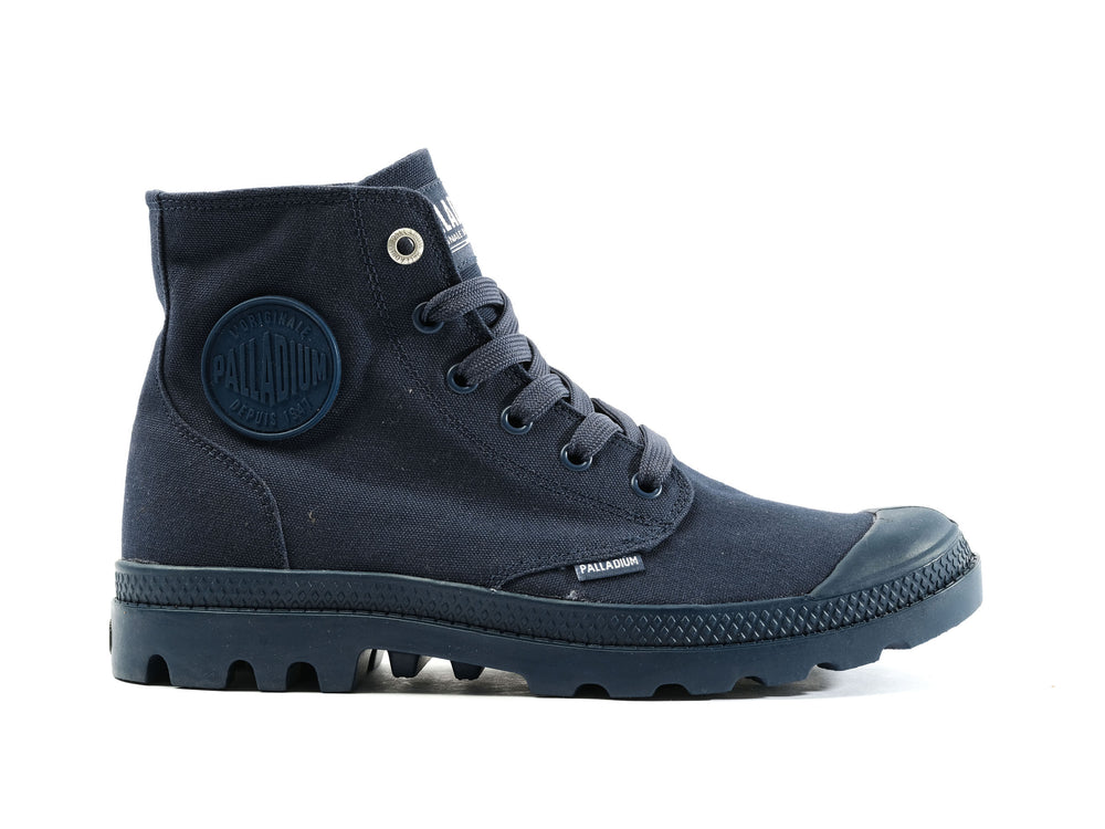Palladium MONO CHROME Women\'s High Top Sneakers Indigo | Canada-8354