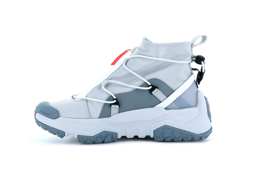 Palladium OFF-GRID HI ZIP WATERPROOF + Women's Sneakers Grey | Canada-4197