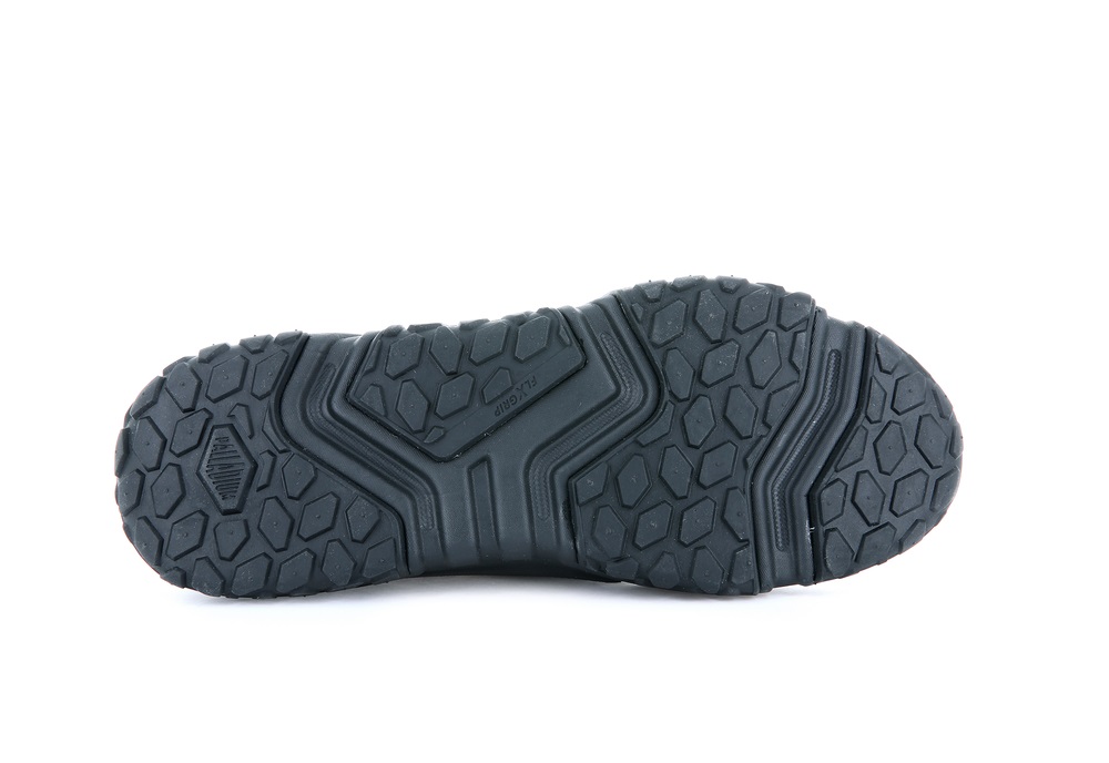 Palladium OFF-GRID LO LEATHER Women's Sneakers Black | Canada-1568