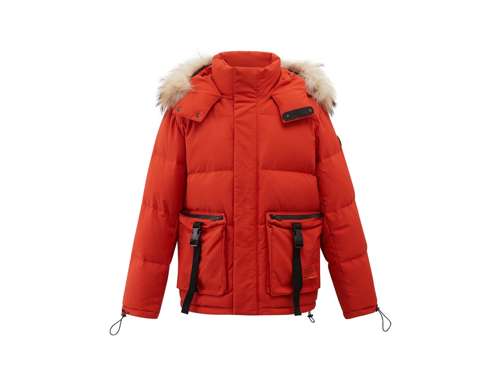 Palladium ORANGE DOWN JACKET Men\'s Jackets Orange | Canada-2184