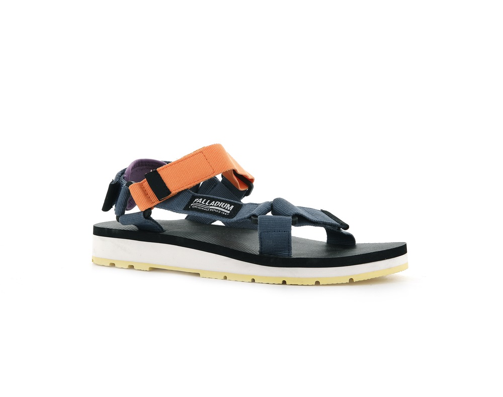 Palladium OUTDOORSY URBANITY Men's Low Top Shoes Blue | Canada-1379
