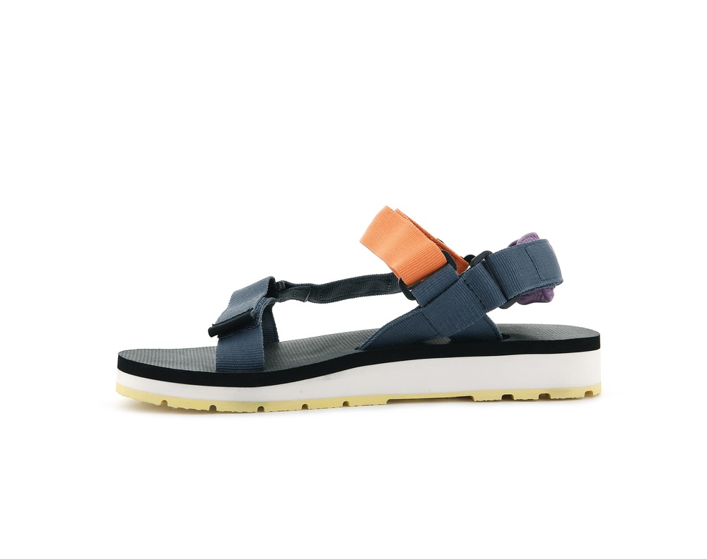 Palladium OUTDOORSY URBANITY Men's Low Top Shoes Blue | Canada-1379