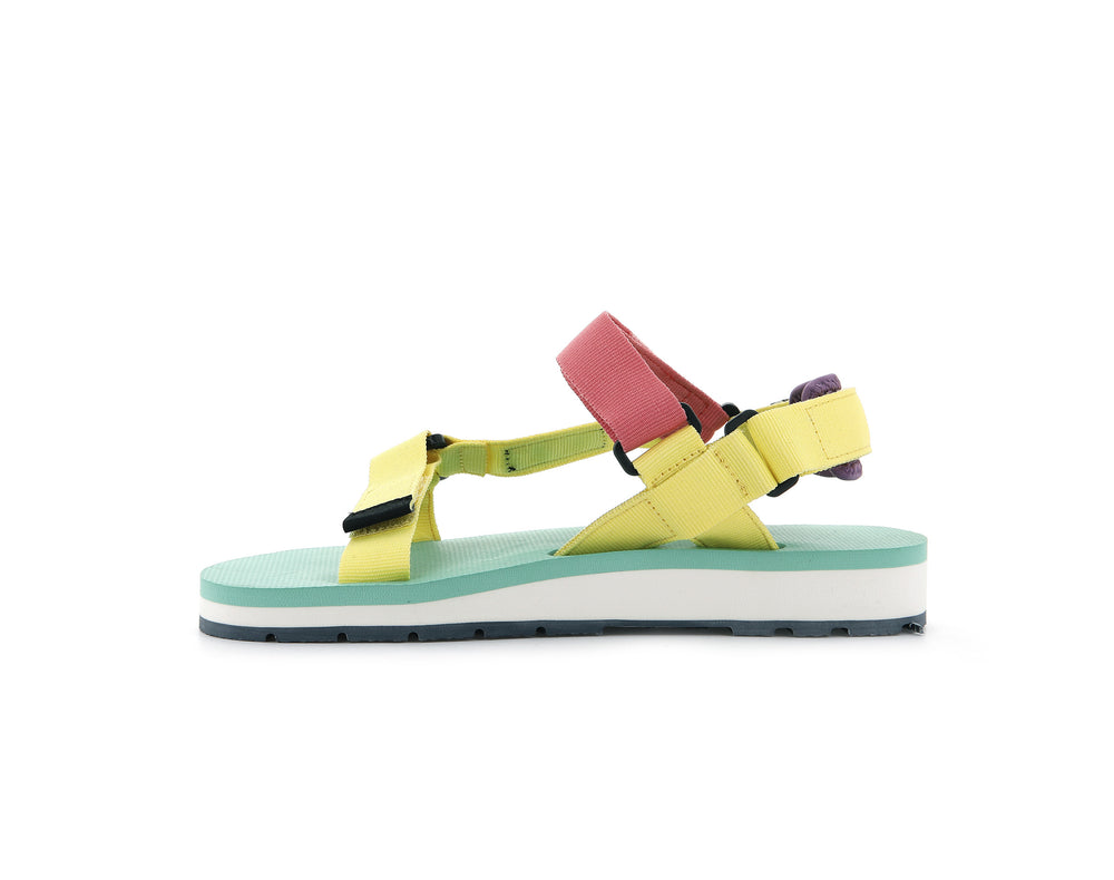 Palladium OUTDOORSY URBANITY Men's Sandals Gold | Canada-1932