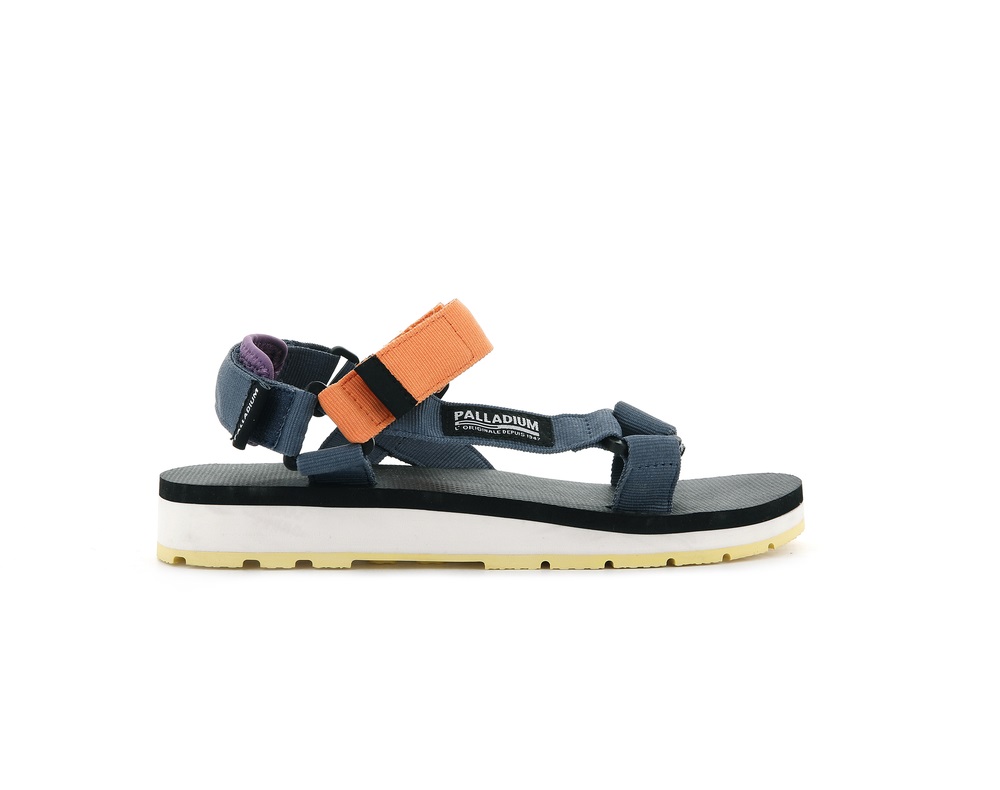 Palladium OUTDOORSY URBANITY Men\'s Sandals Blue | Canada-4159