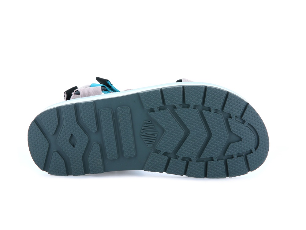 Palladium OUTDOORSY URBANITY Men's Sandals Light Turquoise | Canada-4638