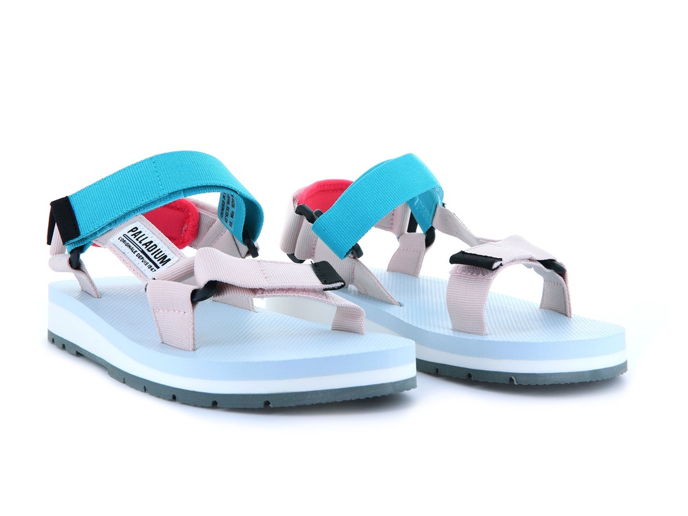 Palladium OUTDOORSY URBANITY Men's Sandals Light Turquoise | Canada-4638