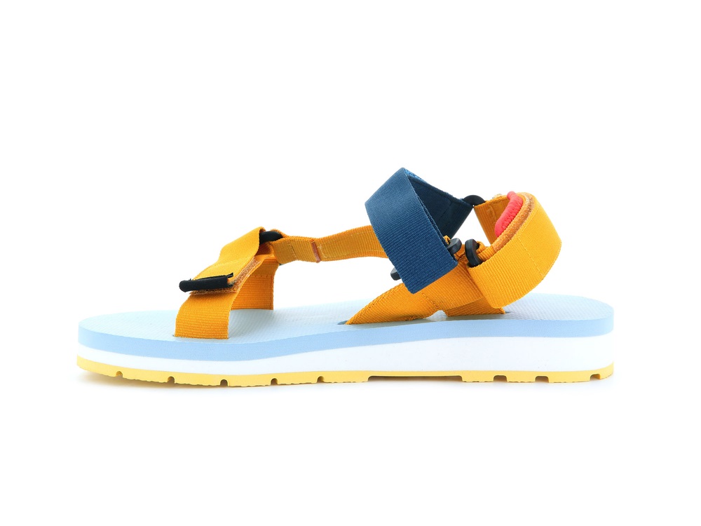 Palladium OUTDOORSY URBANITY Men's Sandals Mustard | Canada-6391