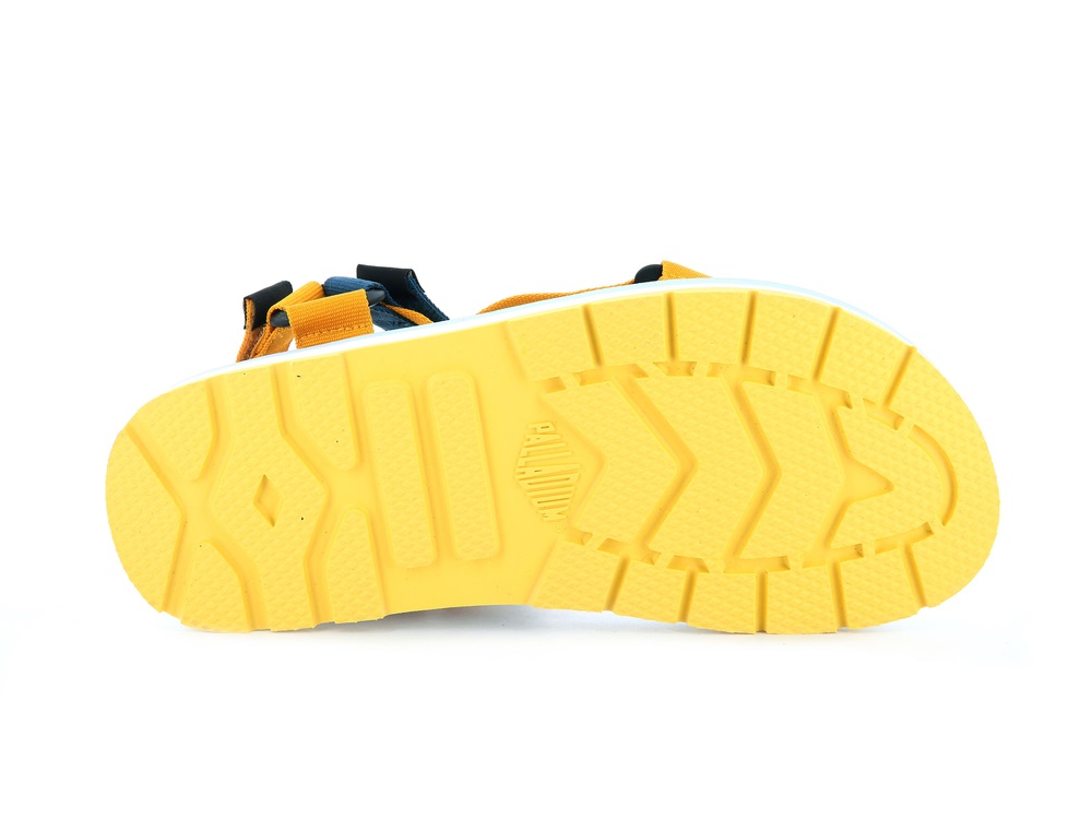 Palladium OUTDOORSY URBANITY Men's Sandals Mustard | Canada-6391